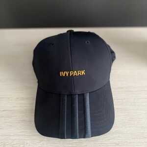 IVY PARK x Adidas Black and Gold Baseball Cap from Black Pack Drip 2.2